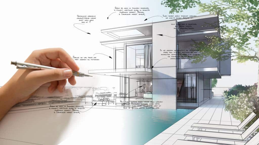 plan maison construction architecture