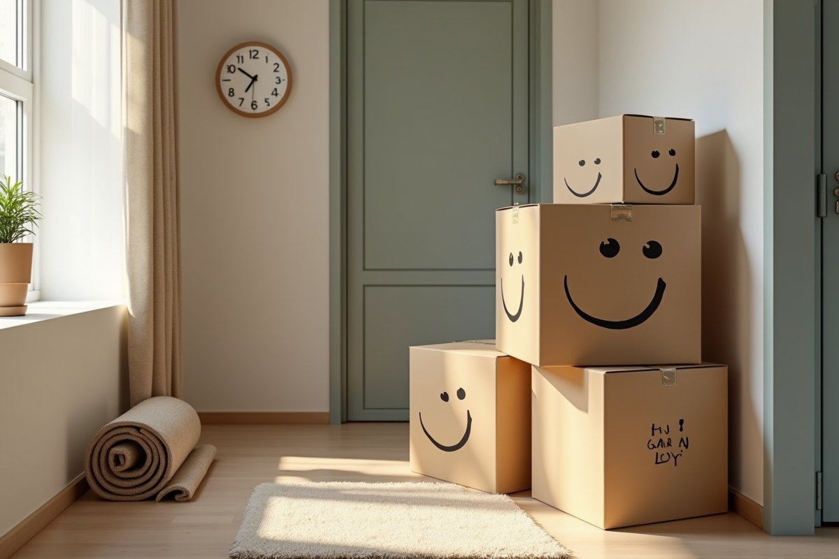 déménagement cartons